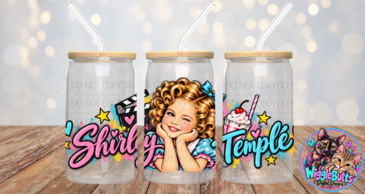 ST Child Movie Star 16oz Cup/Jar Wrap PNG Design