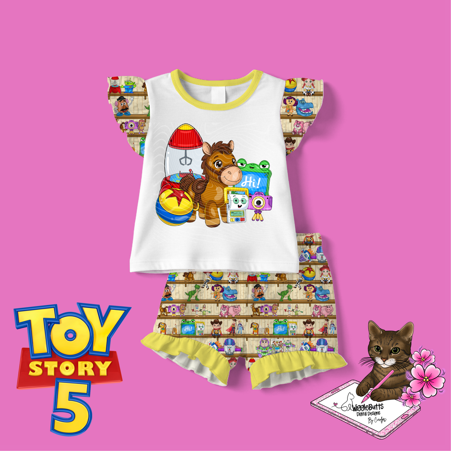 Toys Number 5 Stuffy Stuffies Bookcase Mini Solo Design Bundle
