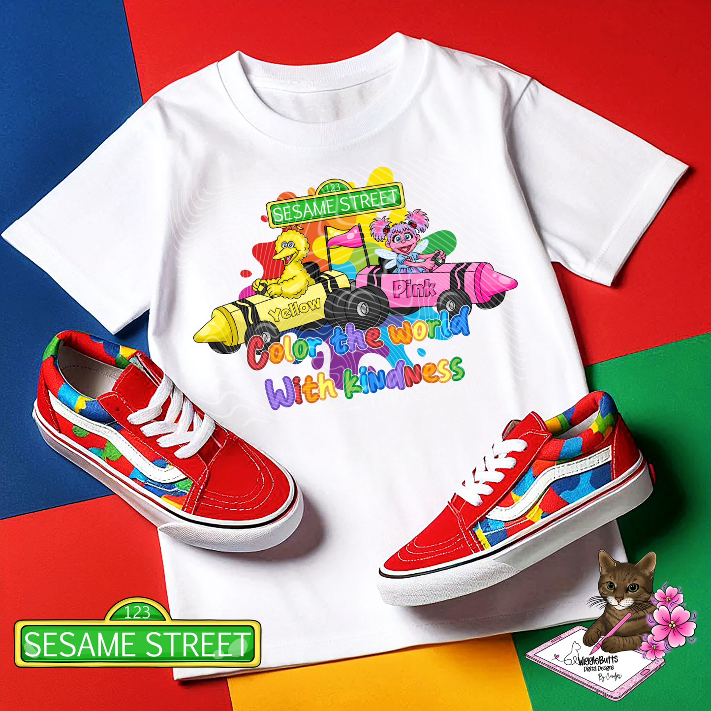 Old School Retro SS Street Kids Crayon Go Karts Solo Design Bundle